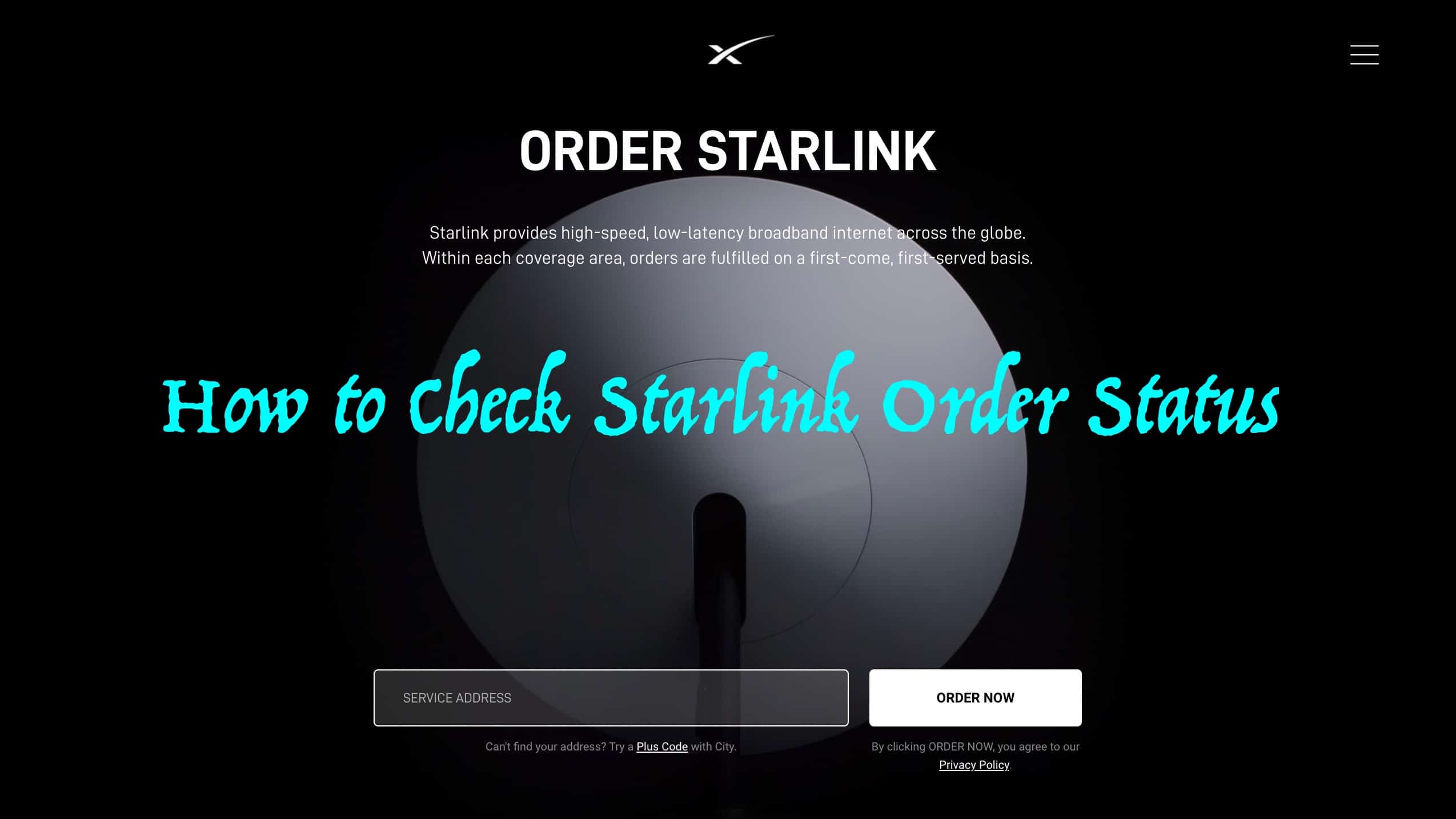 How to Check Starlink Order Status